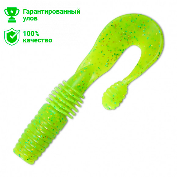Мягкая приманка Kosadaka Vibra, 70mm, цв. GR (5шт.)