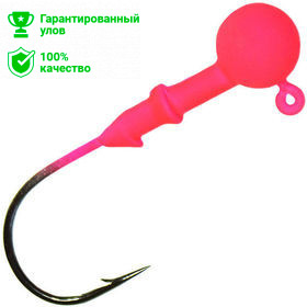 Джиг головка вольфрам Розовый 1.8г, №1/0, 3шт (Kosadaka)