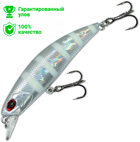 Воблер Kosadaka Nota minnow xs 60F плав., 60мм, 3.7г, 0.3-0.8м, цв.GLR