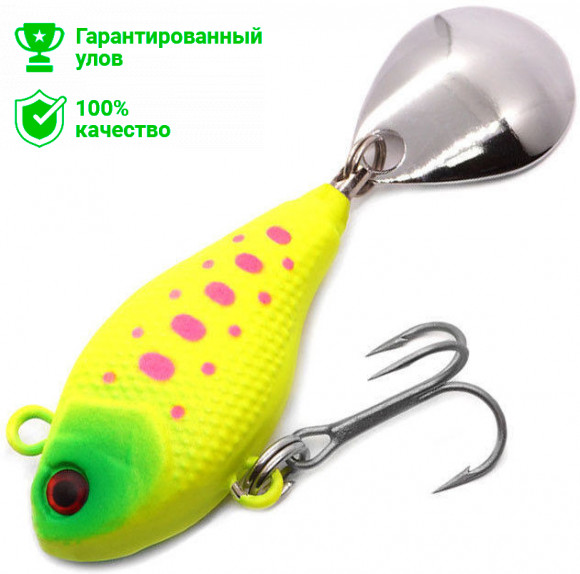 Джиг-спиннер Kosadaka FISH DARTS FS1-28 40mm, 28g, цвет TGP