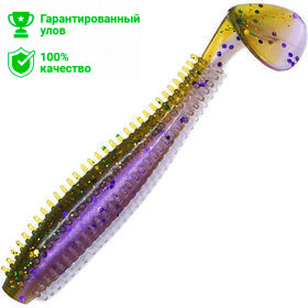 Виброхвост Kosadaka SPIKEY SHAD 90, 9шт., цвет GLV Виброхвост Kosadaka SPIKEY SHAD 90, 9шт., цвет GLV