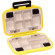 Коробка-раскладушка Kosadaka TB-S02-Y, 10.5*7*3см для мелочей/мушек, герметичная, жёлтая
