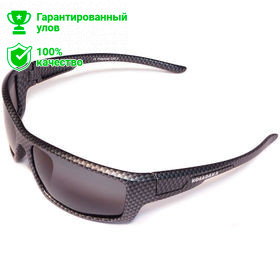 Очки поляризационные в футляре, серые линзы, цв.оправы карбон (Kosadaka)