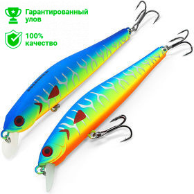 Воблер Kosadaka WINS XS 90S медл.тонущ, 95мм, 10.6г, 1.5-2.5м, цв.REV