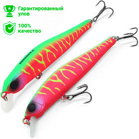 Воблер Kosadaka WINS XS 90S медл.тонущ, 95мм, 10.6г, 1.5-2.5м, цв.ROS