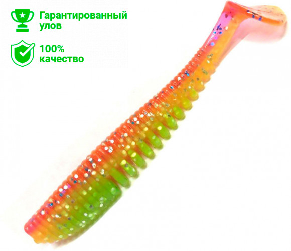 Виброхвост Kosadaka AWARUNA 100, 5шт., цвет PG