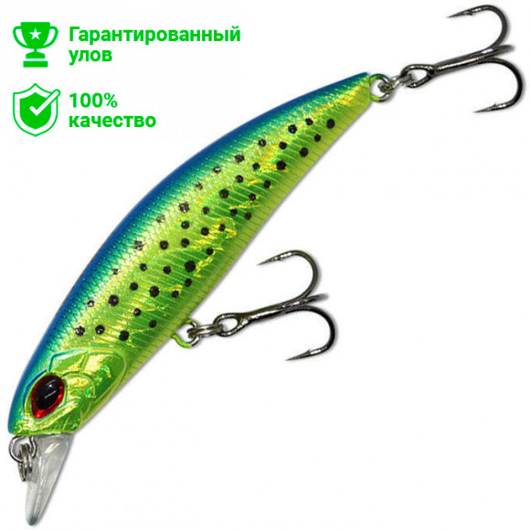 Воблер Kosadaka Nota minnow xs 60F плав., 60мм, 3.7г, 0.3-0.8м, цв.HTD