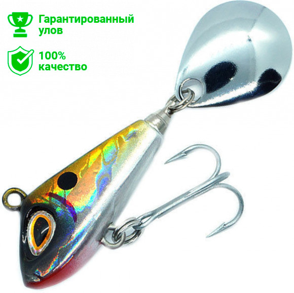 Джиг-спиннер Kosadaka FISH DARTS FS3-15 30mm, 15g, цвет HBRH