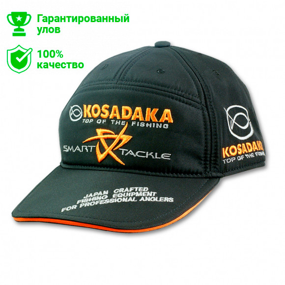 Бейсболка Kosadaka теплая Smart Tackle черная