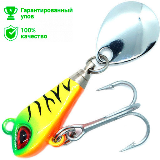 Джиг-спиннер Kosadaka FISH DARTS FS3-15 30mm, 15g, цвет MHT