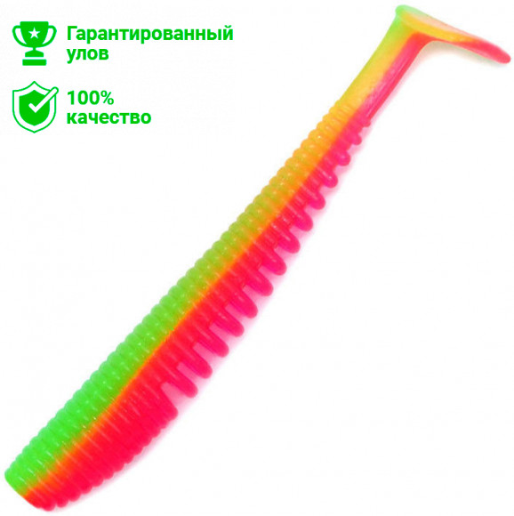Виброхвост Kosadaka AWARUNA 100, 5шт., цвет ROS2