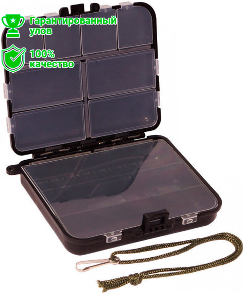 Коробка-раскладушка Kosadaka "Книжка" TB-S12-BLK, 11*9.5*2.5см для мелочей, чёрная