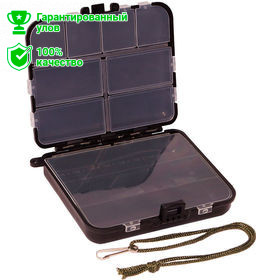 Коробка-раскладушка Kosadaka "Книжка" TB-S12-BLK, 11*9.5*2.5см для мелочей, чёрная Коробка-раскладушка Kosadaka "Книжка" TB-S12-BLK, 11*9.5*2.5см для мелочей, чёрная