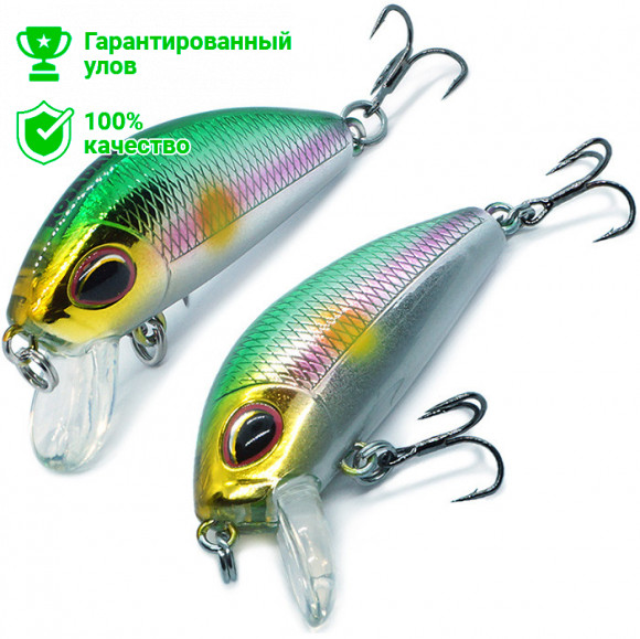 Воблер Kosadaka L-MINNOW xs 45F плав. , 45мм, 4.3г, 0.0-0.5м, цв.CGA