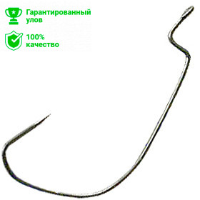 Крючок офсетный SOI BN №1 T-0,74mm L-30mm Kosadaka (уп.7шт.)