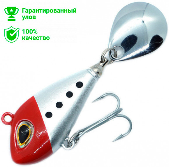 Джиг-спиннер Kosadaka FISH DARTS FS3-15 30mm, 15g, цвет RHS