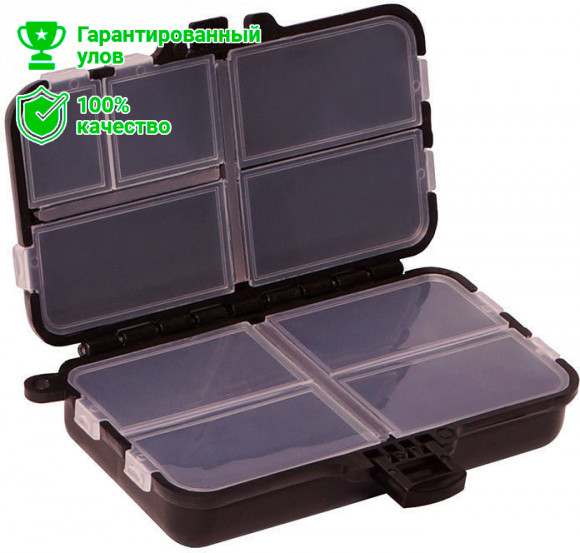 Коробка-раскладушка Kosadaka "Пенал" TB-S13-BLK, 10.5*6.5*2см для мелочей, чёрная