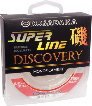 Леска Kosadaka "SUPER LINE Discovery" 200м, цв.прозрачный, 0,35мм, 9,7кг