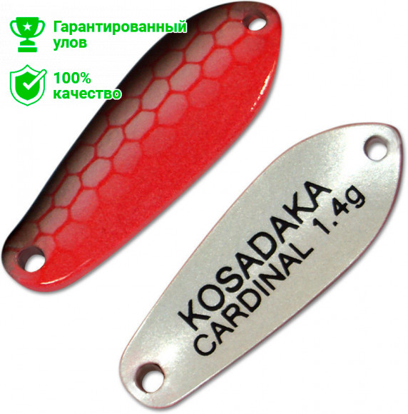 Блесна Kosadaka Trout Police CARDINAL 1.4g, 25mm, цвет AK52