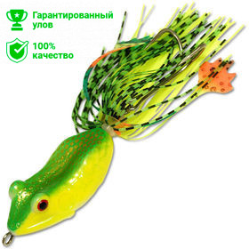 Приманка тверд. оснащ. плав. Лягушка-глайдер с лапками (двойник) LF25 45mm, 10g, цвет C62 (Kosadaka)