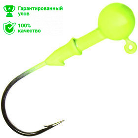 Джиг головка вольфрам Шартрез 3.5г, №1/0, 2шт (Kosadaka)