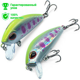 Воблер Kosadaka L-MINNOW xs 45F плав. , 45мм, 4.3г, 0.0-0.5м, цв.HNT