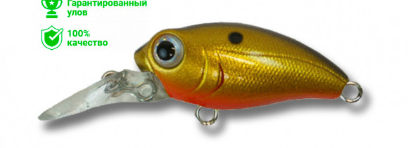Воблер Kosadaka ROGER Dive плав., 32мм, 2,80г, 1,5-1,8м, цв.HGBL