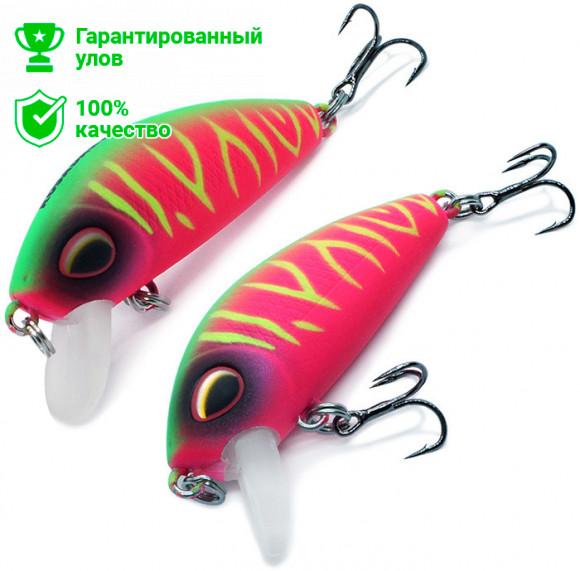 Воблер Kosadaka L-MINNOW xs 45F плав. , 45мм, 4.3г, 0.0-0.5м, цв.ROS