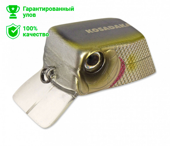 Воблер Kosadaka CUBIX плав., 35мм, 6.4г., 0.0-0.3м, цв.AY CbxxS35F-AY CbxxS35F-AY