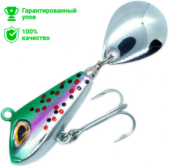 Джиг-спиннер Kosadaka FISH DARTS FS3-15 30mm, 15g, цвет TR