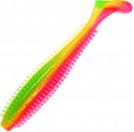 Виброхвост Kosadaka SPIKEY SHAD 90, 9шт., цвет ROS2