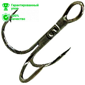 Крючок-тройник R-Treble BN №2/0 L-35mm W-30mm Kosadaka (уп.20шт.) Крючок-тройник R-Treble BN №2/0 L-35mm W-30mm Kosadaka (уп.20шт.)