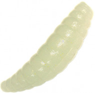 Приманка силик. Kosadaka MAGGOT 30, банка (12шт), запах креветки, цвет PH (phosphor) MGG-030-SHR-PH