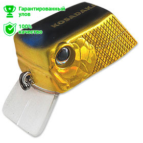Воблер Kosadaka CUBIX плав., 35мм, 6.4г., 0.0-0.3м, цв.HGBL CbxxS35F-HGBL CbxxS35F-HGBL