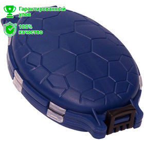 Коробка-раскладушка Kosadaka "Черепеха" TB-S15-BLU, 10*6.5*2см для мелочей, синяя