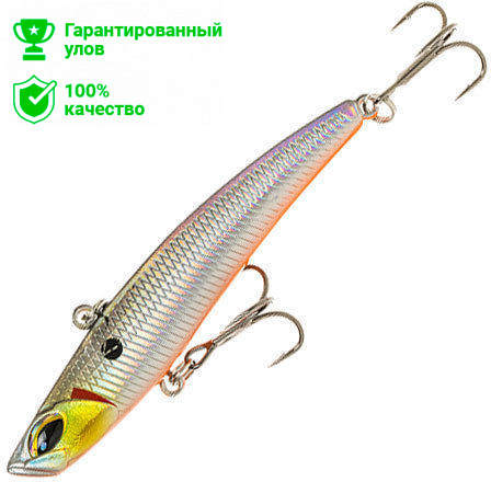 Воблер виб Kosadaka BAY RUF vib 80S тонущий, 80мм, 15.5г, цв.GT