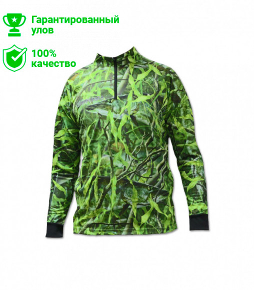 Футболка "Pike" Sunblock, размер 2XL, UV защита, дл.рукав (Kosadaka) TSSB-PKL-2XL