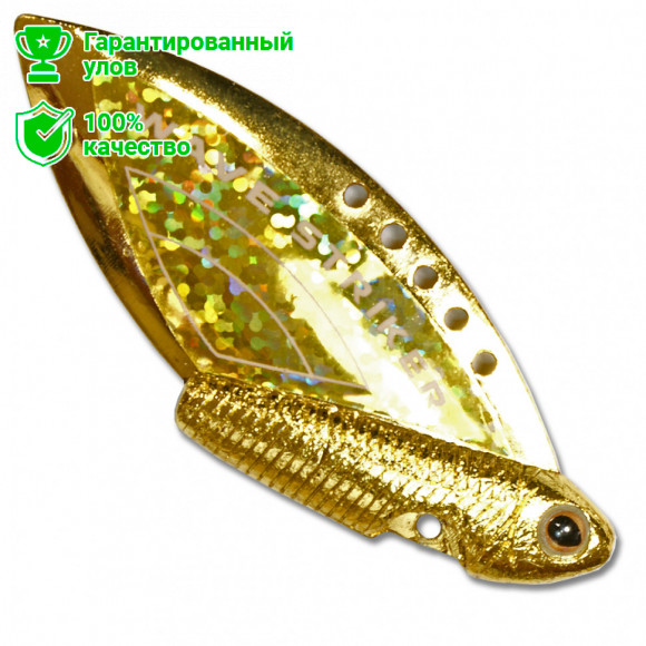 Блесна Kosadaka Wave Striker 10g Gold/Gold Блесна Kosadaka Wave Striker 10g Gold/Gold