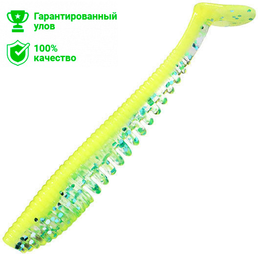 Виброхвост Kosadaka AWARUNA 100, 5шт., цвет YTR