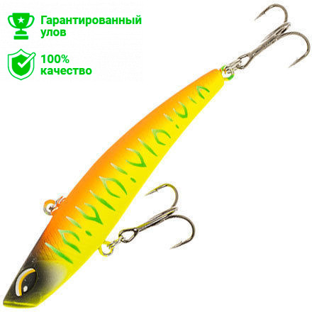 Воблер виб Kosadaka BAY RUF vib 80S тонущий, 80мм, 15.5г, цв.OGY