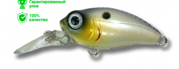 Воблер Kosadaka ROGER Dive плав., 32мм, 2,80г, 1,5-1,8м, цв.PSSH