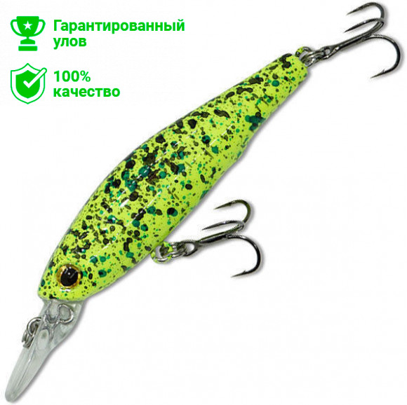 Воблер Kosadaka LEX xs 55F плав., 55мм, 4.3г, 1.0-1.8м, цв.YKK