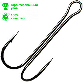 Крючок-двойник V-Double BN №6 L-30mm Kosadaka (уп.50шт.)