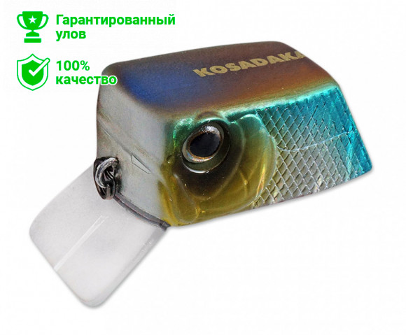 Воблер Kosadaka CUBIX плав., 35мм, 6.4г., 0.0-0.3м, цв.SH CbxxS35F-SH CbxxS35F-SH