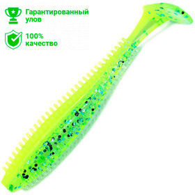 Виброхвост Kosadaka SPIKEY SHAD 90, 9шт., цвет YTR