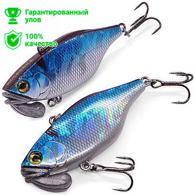 Воблер виб Kosadaka Trigon TN 60S, тонущ., 60мм, 19г, цв.BLU