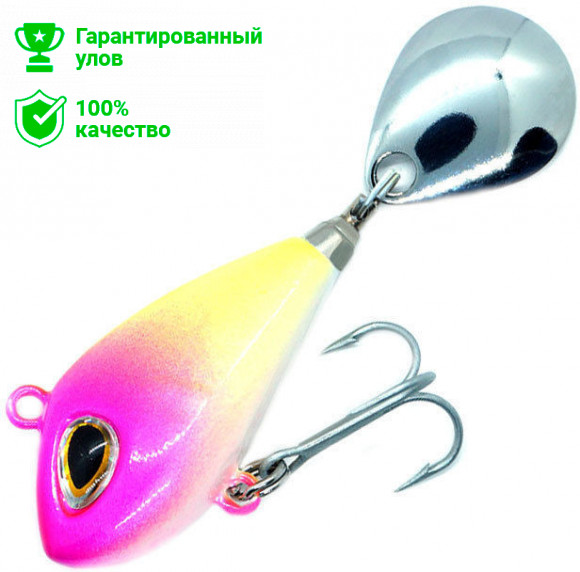 Джиг-спиннер Kosadaka FISH DARTS FS3-23 35mm, 23g, цвет YPH