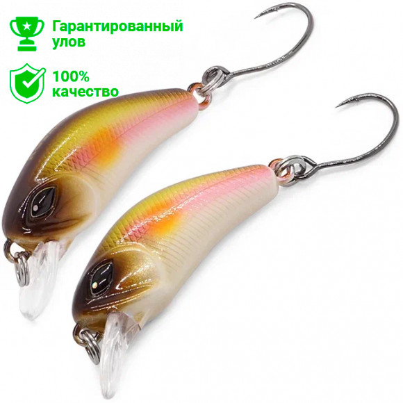 Воблер Kosadaka Dahlia 30F, плав., 30мм, 2.4г, 0.1-0.3м, цв.AY