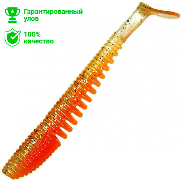 Виброхвост Kosadaka AWARUNA 75, 10шт., цвет ORG