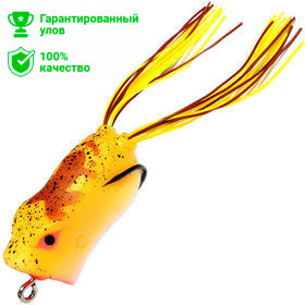 Приманка-незацепл. мягк. оснащ. плав. Лягушка-поппер имит.лапок LF31 40mm, 8g, цвет P05 (Kosadaka) Приманка-незацепл. мягк. оснащ. плав. Лягушка-поппер имит.лапок LF31 40mm, 8g, цвет P05 (Kosadaka)